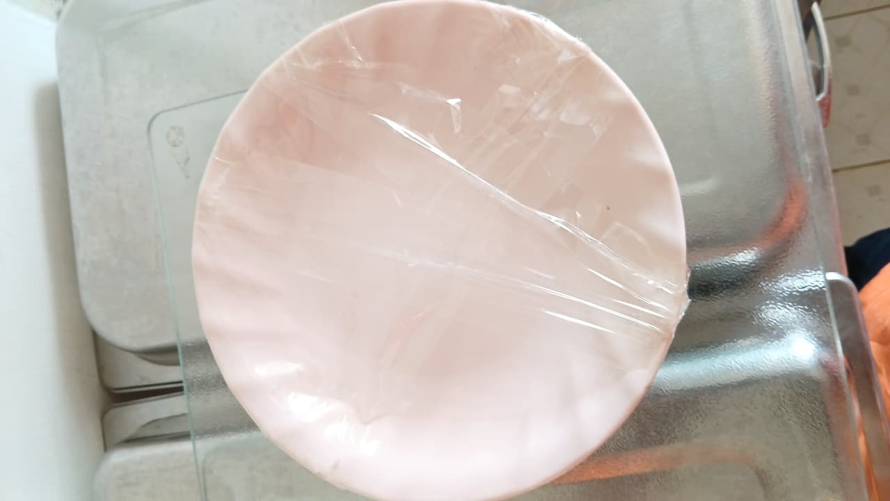 Main course melamine catering plate